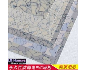 同质透心PVC防静电pvc塑胶地板 进口LG防静电pvc塑胶地板