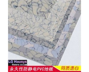 同质透心PVC防静电pvc塑胶地板 进口LG防静电pvc塑胶地板 厂房五金模具车间PVC地胶